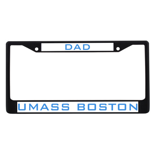  Dad Metal License Plate Frame in Black - Dad