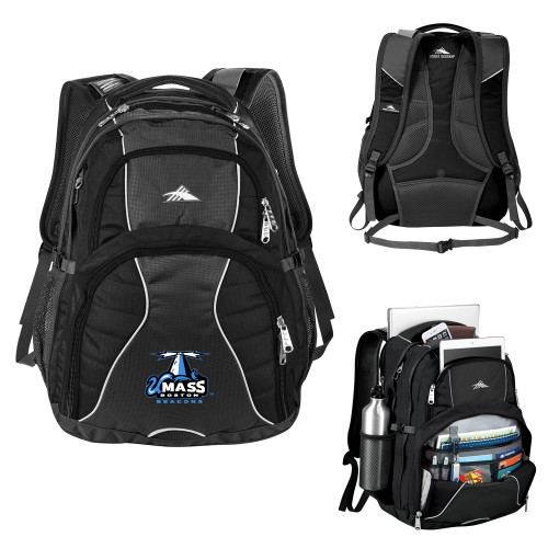  High Sierra Black Swerve Computer Backpack - Primary Logo