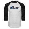 Thumbnail image for  White/Black Raglan Baseball T Shirt