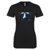 Thumbnail image for  Next Level Womens Black Boyfriend Tee