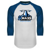 Thumbnail image for  White/Royal Raglan Baseball T Shirt