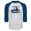 Thumbnail image for  White/Royal Raglan Baseball T Shirt