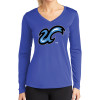 Thumbnail image for  Womens Royal Performance Long Sleeve V Neck Shirt