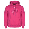 Thumbnail image for  Womens Fuchsia Fleece Hoodie