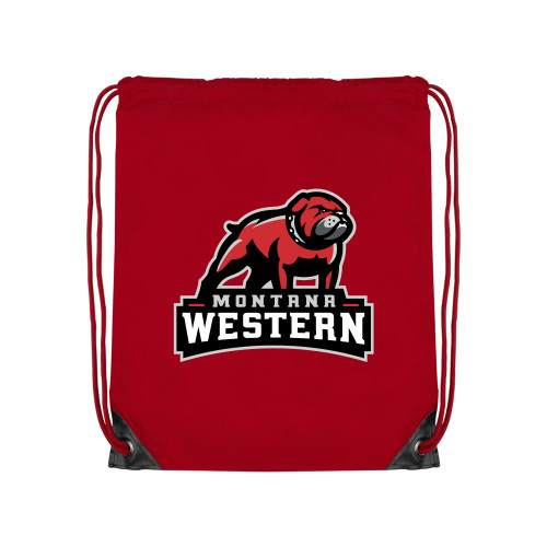  Red Drawstring Backpack - Tertiary Mascot