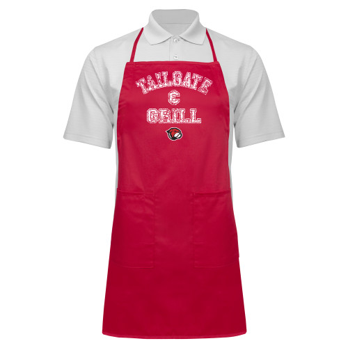  Full Length Red Apron - UMW Bulldogs Football Tailgate and Grill