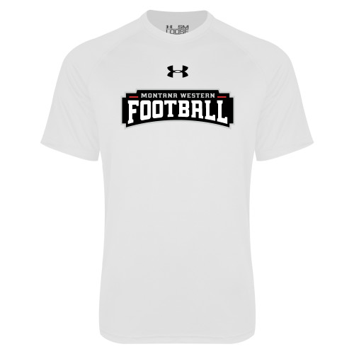  Under Armour White Tech Tee - Football UnderArmour