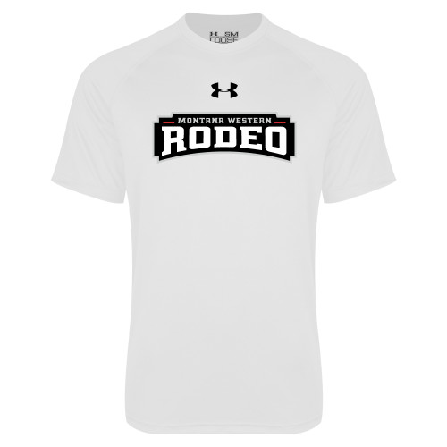  Under Armour White Tech Tee - Rodeo UnderArmour
