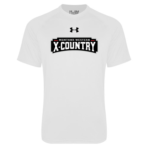  Under Armour White Tech Tee - X Country UnderArmour