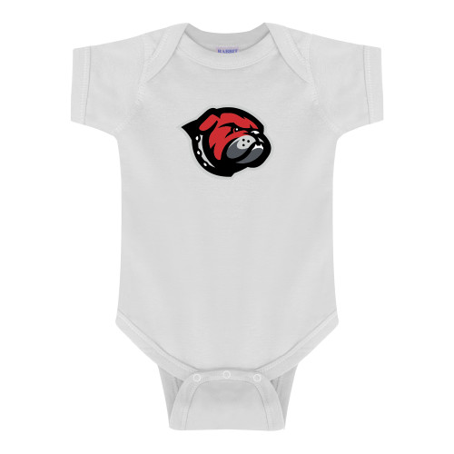  White Infant Onesie - Primary Mascot