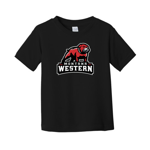  Toddler Black T Shirt - Tertiary Mascot