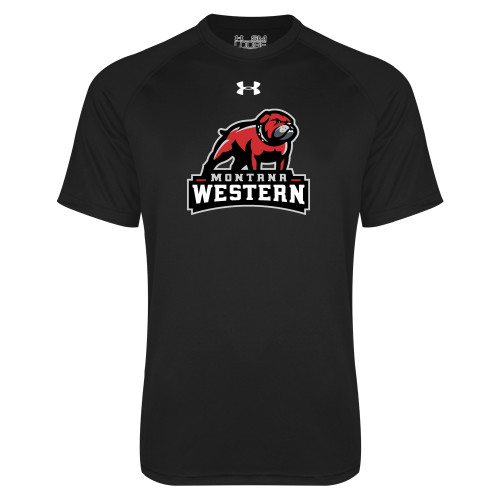  Under Armour Black Tech Tee - Tertiary Mascot UnderArmour