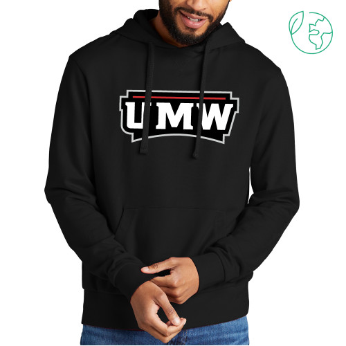  Allmade Black Organic French Terry Pullover Hoodie - UMW Wordmark