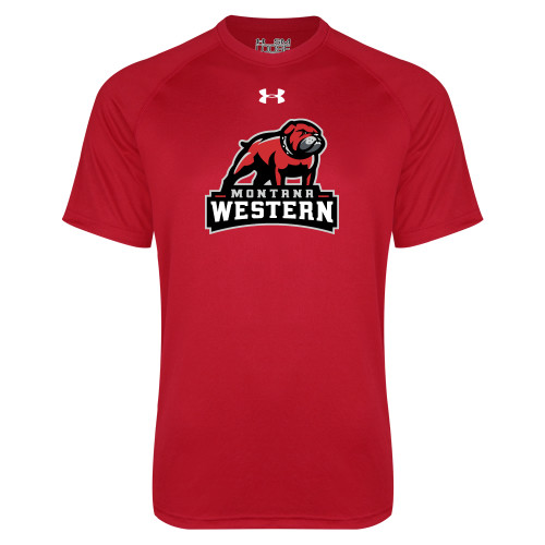 Under Armour Red Tech Tee - Tertiary Mascot UnderArmour