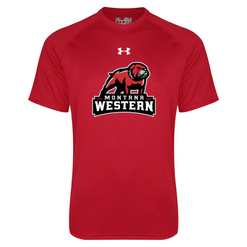  Under Armour Red Tech Tee - Tertiary Mascot UnderArmour