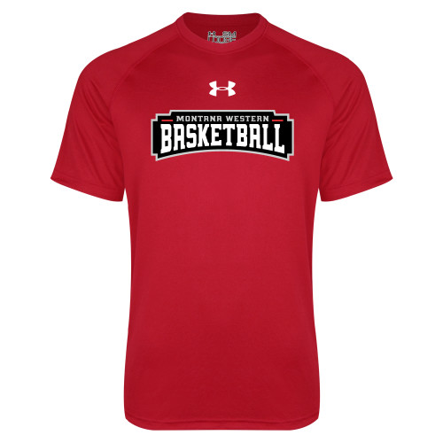  Under Armour Red Tech Tee - Basketball UnderArmour