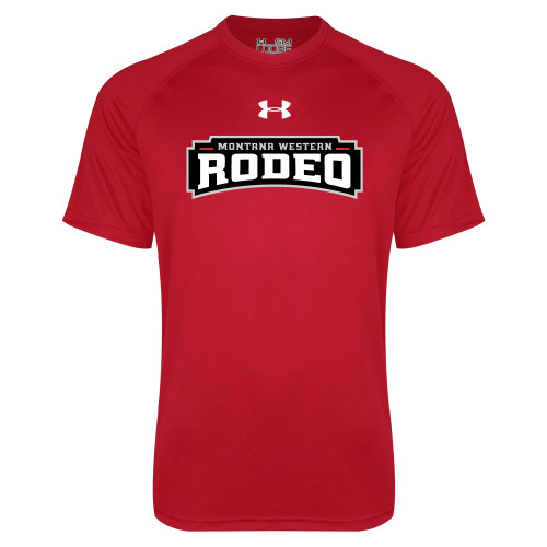  Under Armour Red Tech Tee - Rodeo UnderArmour