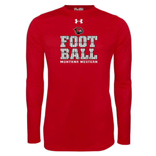 Montana Western Under Armour Red Long Sleeve Tech Tee