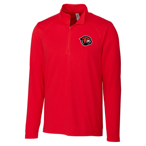  C&B Red Clique Ice Pique Half Zip - Primary Mascot