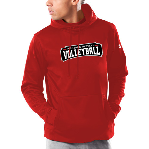  Under Armour Red Armour Fleece Hoodie - Volleyball
