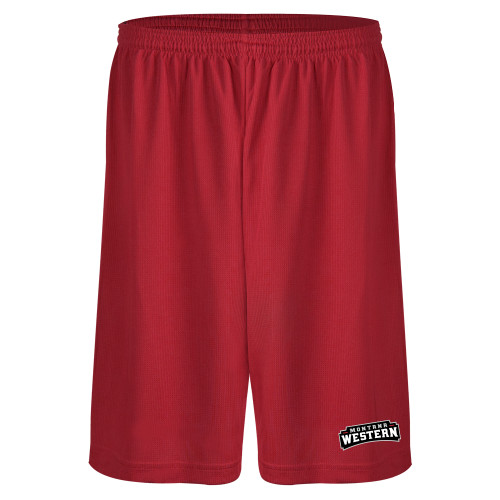  Red Performance Classic 9 Inch Short - Primary Wordmark