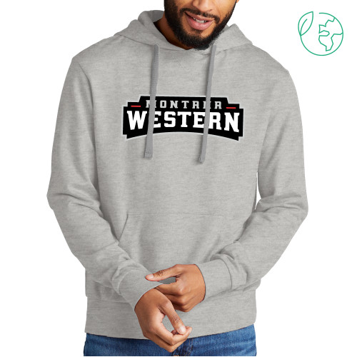 Allmade Light Grey Organic French Terry Pullover Hoodie - Primary Wordmark