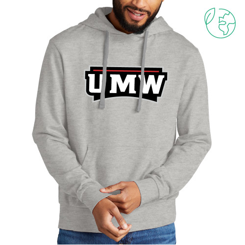  Allmade Light Grey Organic French Terry Pullover Hoodie - UMW Wordmark