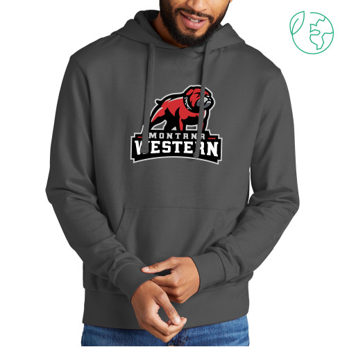  Allmade Dark Grey Organic French Terry Pullover Hoodie - Tertiary Mascot