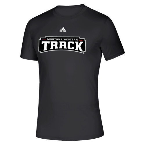  Adidas Black Pregame Performance Tee - Track Adidas