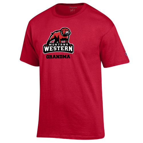  Champion Scarlet Red T Shirt - Grandma
