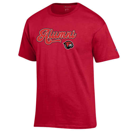  Champion Scarlet Red T Shirt - Alumni