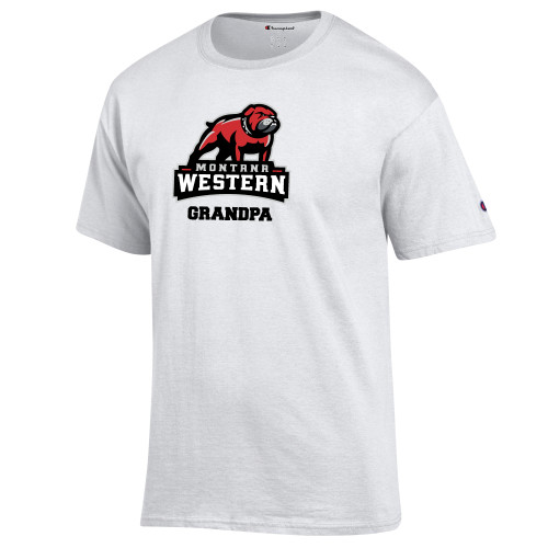  Champion White T Shirt - Grandpa