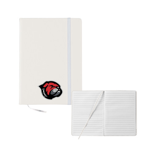  5x7 White Hard Cover Journal - Primary Mascot