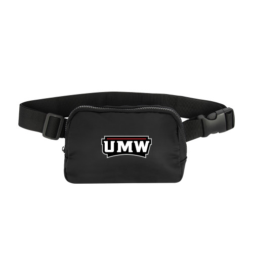  Anywhere Black Belt Bag - UMW Wordmark