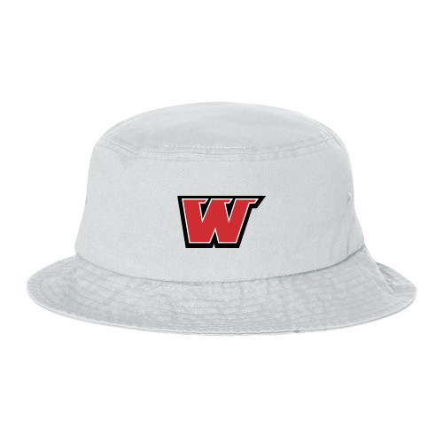  Sportsman White Bucket Hat - W