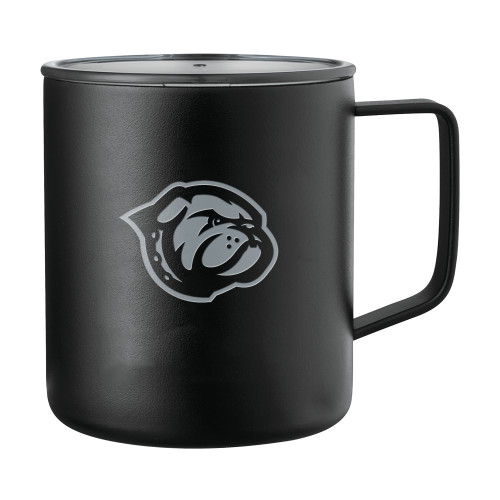  Rover Camp Vacuum Insulated Black Mug 14oz - Primary Mascot Engraved