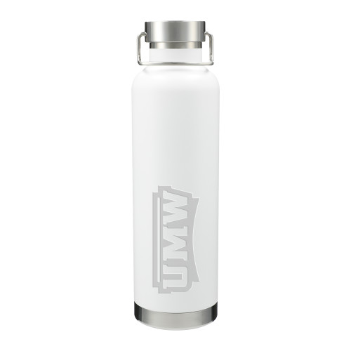  Thor Copper Vacuum Insulated White Bottle 32oz - UMW Wordmark Engraved