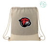 Thumbnail image for  Split Recycled Cotton Grey/Natural Drawstring Bag