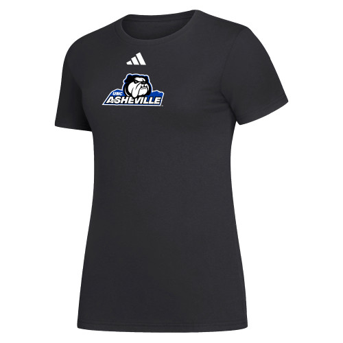  Adidas Womens Black Fresh Tee - ADIDAS - UNC Asheville Primary Mark