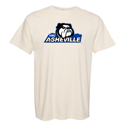  Comfort Colors Ivory T Shirt - UNC Asheville Primary Mark
