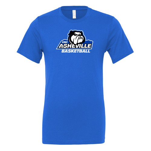  Bella + Canvas Royal Jersey Cotton T Shirt - UNC Asheville Basketball Mascot