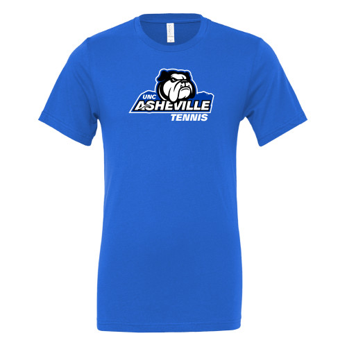  Bella + Canvas Royal Jersey Cotton T Shirt - UNC Asheville Tennis Mascot