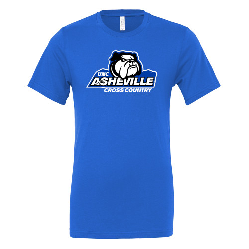  Bella + Canvas Royal Jersey Cotton T Shirt - UNC Asheville Cross Country Mascot