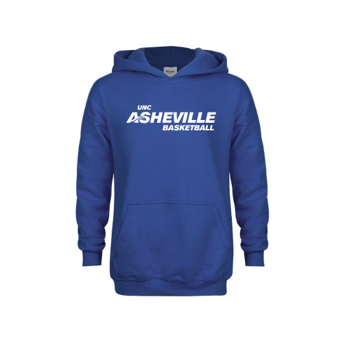  Youth Royal Fleece Hoodie - UNC Asheville Basketball