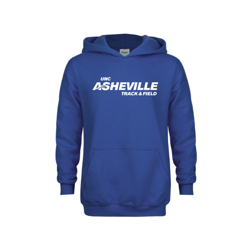  Youth Royal Fleece Hoodie - UNC Asheville Track and Field