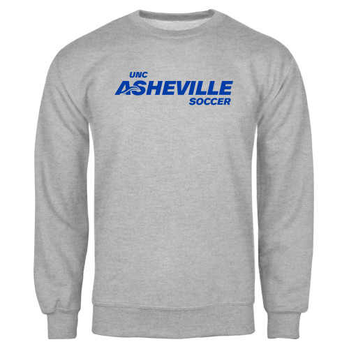  Grey Fleece Crew - UNC Asheville Soccer