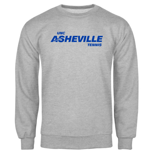  Grey Fleece Crew - UNC Asheville Tennis