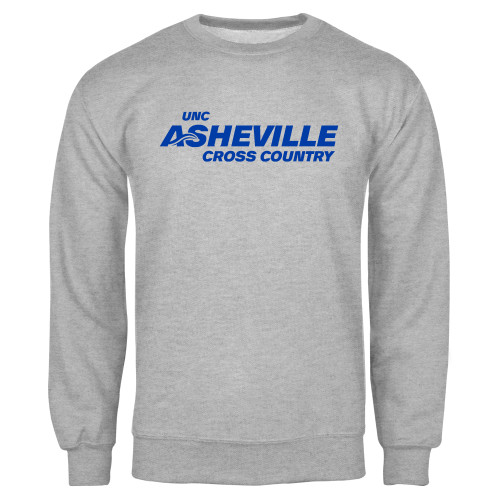  Grey Fleece Crew - UNC Asheville Cross Country