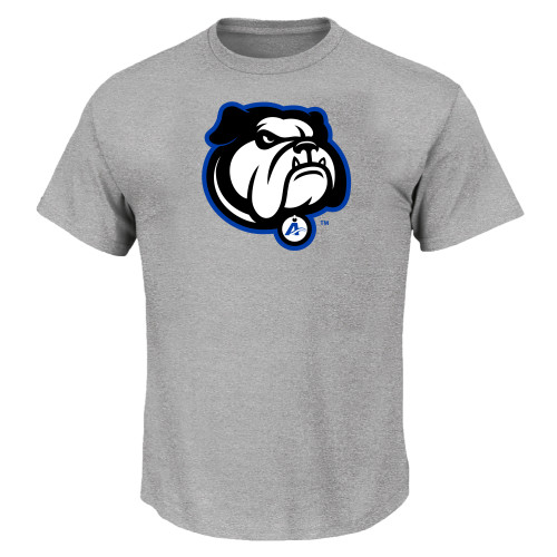  Tall Heather Grey T Shirt - Bulldog Mark