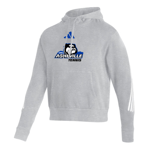  Adidas Medium Grey Heather Pullover Hood - ADIDAS - UNC Asheville Tennis Mascot